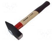 Hammer; fitter type; 800g; steel; wood (hickory) GEDORE