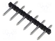 Connector: pin strips; 10A; 300V; pin header; PIN: 6; straight; THT AMPHENOL ANYTEK