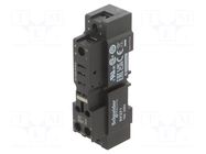 Socket; for DIN rail mounting; plastic; Zelio; RPM SCHNEIDER ELECTRIC
