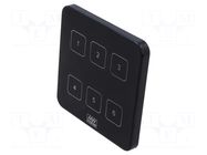 Control panel; flush mount; DTP-2xx; -20÷50°C; No.of butt: 6 MEAN WELL