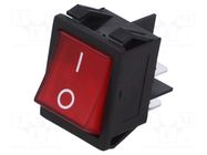 ROCKER; DPST; Pos: 2; OFF-ON; 16A/250VAC; red; none; R5; 20mΩ; UL94V-2 LIGHT COUNTRY CO., LTD.