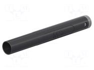 Connector: 4mm banana; plug; 19A; 1kV; black; insulated; 1mm2 STÄUBLI