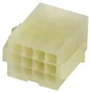 HOUSING, RECEPTACLE, 3 ROW, 12WAY, NYLON