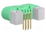 Connector: wire-wire/PCB; socket; male; PIN: 6; Gecko; 2A; 450V; THT HARWIN