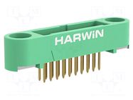 Connector: wire-wire/PCB; socket; male; PIN: 20; Gecko; 2A; 450V HARWIN