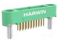 Connector: wire-wire/PCB; socket; male; PIN: 20; Gecko; 2A; 450V HARWIN