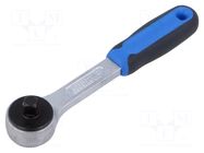Rattle; rattle,socket spanner; 1/4"; bidirectional,with switch GEDORE