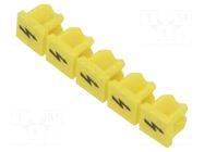 Yellow; push-in; 4.25mm; Accessories: marker PHOENIX CONTACT