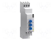 Voltage monitoring relay; overvoltage,too low voltage; SPDT CROUZET