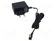 Power supply: switching; mains,plug-in; 15VDC; 1A; 15W; 84%; angled ESPE