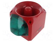 Signaller: lighting-sound; 110/230VAC; siren,flashing light; LED KLAXON SIGNALS