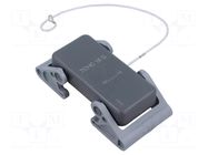 Protection cover; size 77.27; with double latch; IP65,IP66,IP69 ILME