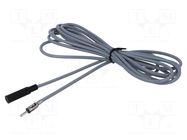 Cable; 4.5m; DIN socket,DIN plug; Car brand: universal MTA
