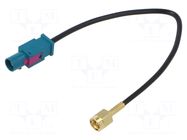 Cable; 150mm; Fakra male,SMA male; straight; Car brand: universal MTA