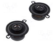 Car loudspeakers; two-way; 87mm; 50W; 100÷20000Hz; 4Ω; 87dB; 2pcs. MTA