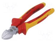 Pliers; side,cutting,insulated; 180mm; steel GEDORE