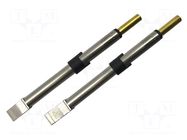 Tip; cutting; 6.3mm; 413°C; for hot tweezers; 2pcs. METCAL