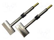 Tip; cutting; 28mm; 413°C; for hot tweezers; 2pcs. METCAL