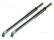 Tip; cutting,bent; 3.2mm; 413°C; for hot tweezers; 2pcs. METCAL