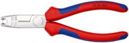 KNIPEX 13 45 165 Stripping Pliers with multi-component grips chrome-plated 165 mm