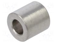 Spacer sleeve; 5mm; cylindrical; stainless steel; Out.diam: 5mm DREMEC