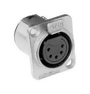 SOCKET, XLR, PANEL, UNIFIED, 5POLE