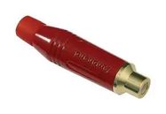 SOCKET, PHONO, RED
