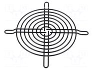 Guard; steel; 92x92mm,Ø100mm; screws SANYO DENKI