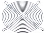 Guard; nickel plated steel; 160x160mm; screws SANYO DENKI