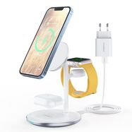 Choetech T585-F 3in1 inductive charging station iPhone 12/13, AirPods Pro, Apple Watch white, Choetech