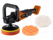 Angle polishers; battery; for workshop; 800÷2300rpm; 150mm; 18VDC NEO TOOLS