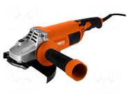 Angle grinder; electric; 3000W; 230VAC; Features: fast connector NEO TOOLS