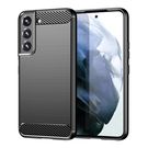 Carbon Case case for Samsung Galaxy S23+ flexible silicone carbon cover black, Hurtel