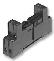 RELAY SOCKET, 8POS, DINRAIL, SCREW