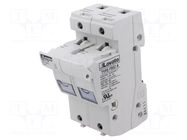 Fuse base; 14x51mm; for DIN rail mounting; 50A; 690VAC; Poles: 1+N LOVATO ELECTRIC