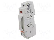 Fuse base; 10x85mm; for DIN rail mounting; 32A; Poles: 1; 1.5kVDC LOVATO ELECTRIC