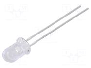 LED; red; 5mm; 80÷200mcd; 20°; Front: convex; 1.9÷2.3VDC; 5x8.6mm KINGBRIGHT ELECTRONIC