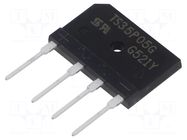 Bridge rectifier: single-phase; Urmax: 600V; If: 35A; Ifsm: 350A TAIWAN SEMICONDUCTOR
