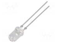 LED; blue; 5mm; 30°; Front: convex; 2.9÷3.4VDC; No.of term: 2 OPTOSUPPLY