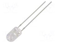 LED; blue; 5mm; 12000÷14400mcd; 15°; Front: convex; 2.9÷3.4VDC OPTOSUPPLY