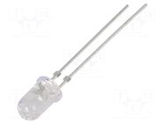 LED; green; 5mm; 30°; Front: convex; 2.9÷3.4VDC; No.of term: 2 OPTOSUPPLY