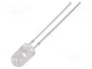 LED; orange; 5mm; 14400÷18000mcd; 15°; Front: convex; 2.1÷2.6VDC OPTOSUPPLY
