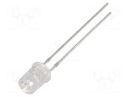LED; red; 5mm; 330÷500mcd; 120°; Front: recessed; 12÷15VDC; -30÷85°C OPTOSUPPLY