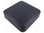Enclosure: with panel; PF; X: 240mm; Y: 240mm; Z: 60mm; ABS; dark grey TAKACHI