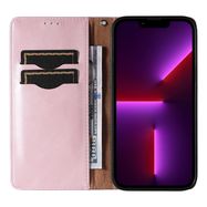 Magnet Strap Case Case For Samsung Galaxy S23 Flip Wallet Mini Lanyard Stand Pink, Hurtel