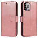 Magnet Case for Samsung Galaxy S23 Ultra Cover with Flip Wallet Stand Pink, Hurtel