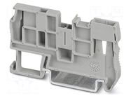 End/partition plate; PA; L: 35.3mm; W: 5.2mm; H: 60.5mm; Body: grey PHOENIX CONTACT