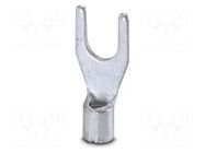 Tip: fork; M4; 2.5mm2; non-insulated; Body: silver; 110°C PHOENIX CONTACT
