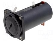Holder; D,R20; Batt.no: 1; soldering lugs; black; UL94V-0; -30÷70°C BULGIN