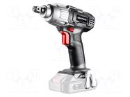 Impact wrench; battery; 0÷2200rpm; 18VDC; 190Nm; Energy+; 1/2" GRAPHITE